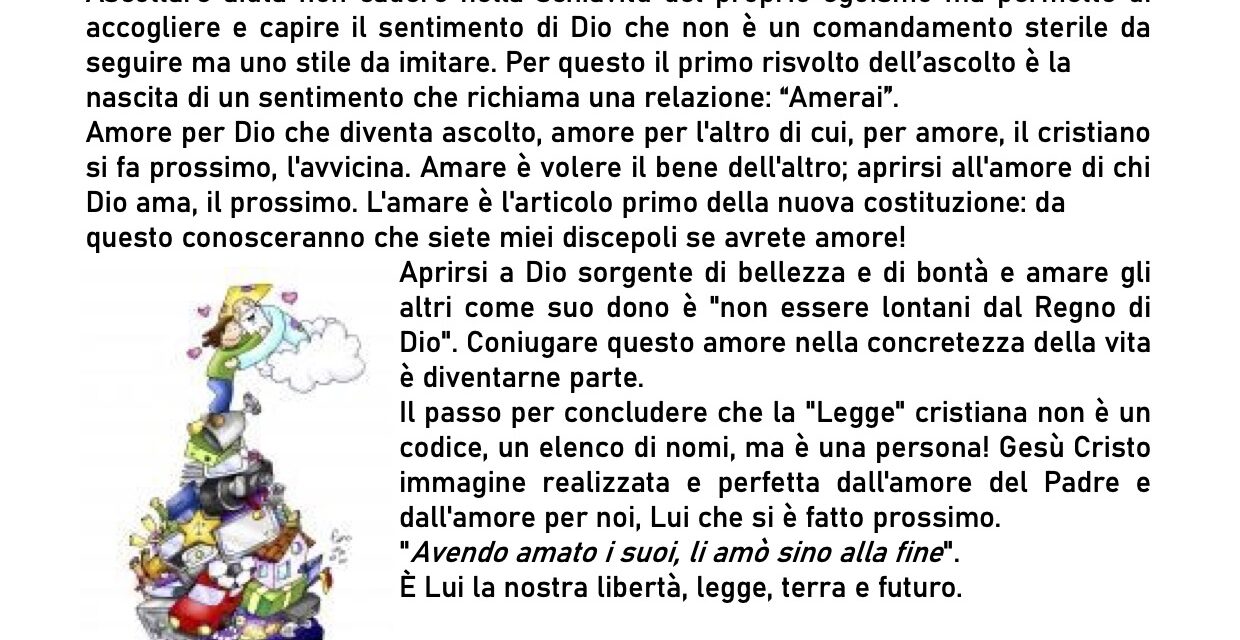 Foglio settimanale dal 31 ottobre al 7 novembre