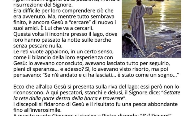 Foglio settimanale dal 1 a 8 maggio 2022