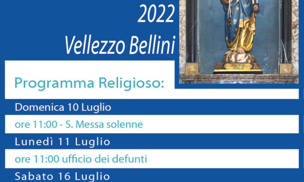 Programma Religioso 2022 Sagra Madonna del Carmine