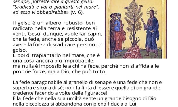 Foglio Settimanale dal 02 al 09 ottobre 2022