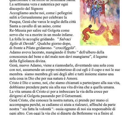 Foglio Settimanale dal 02 al 09 aprile 2023