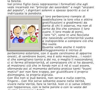 Foglio Settimanale dal 01 al 08 ottobre 2023