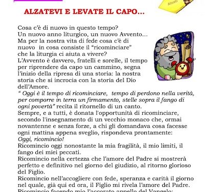 Foglio Settimanale dal 01 al 08 dicembre 2024