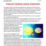 Foglio Settimanale dal 19 al 26 ottobre 2025