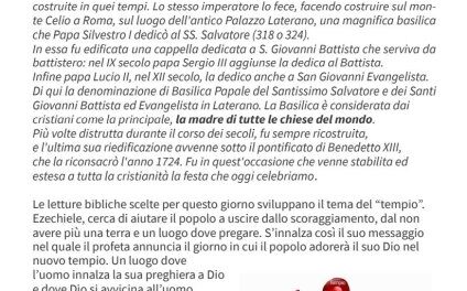 Foglio Settimanale dal 09 al 16 novembre 2025