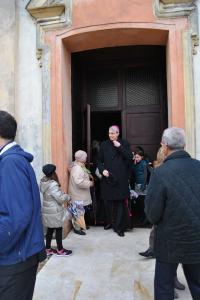 Il Vescovo in visita a Giovenzano