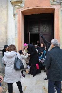 Il Vescovo in visita a Giovenzano