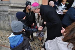 Il Vescovo in visita a Giovenzano