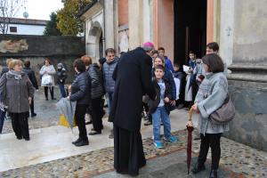 Il Vescovo in visita a Giovenzano